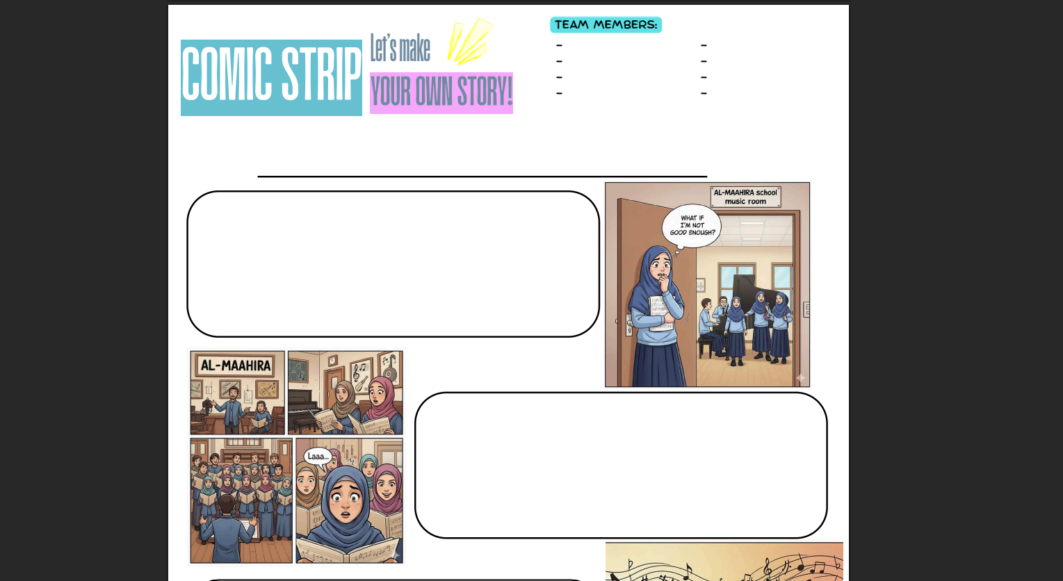 Dari Komik Jadi Recount Text: Kolaborasi Guru & Gemini AI Ciptakan Worksheet Interaktif!